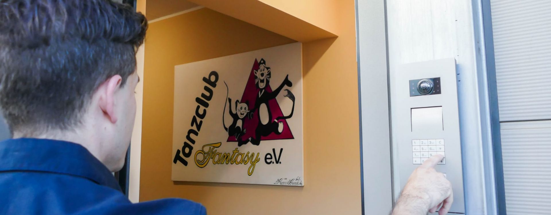Eingangsbereich Tanzclub Fantasy e.V.